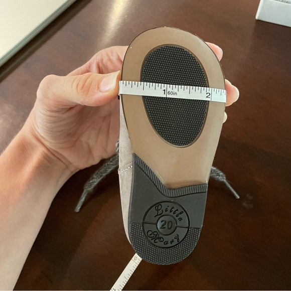 Bonpoint Suede Derby Baby Boots, Size 20 - Picture 6 of 7